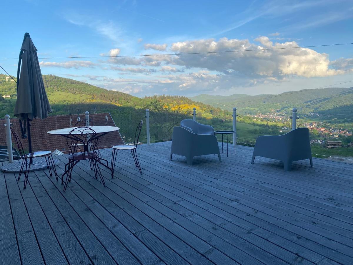 Apartmán Au Nid Des Pies Soultzeren Exteriér fotografie
